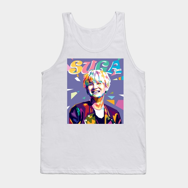 Suga a.k.a Min Yoongi Tank Top by RJWLTG